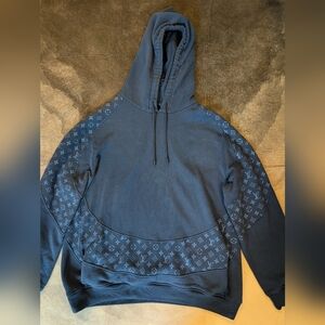 *SOLD* Louis Vuitton circle cut monogram hoodie